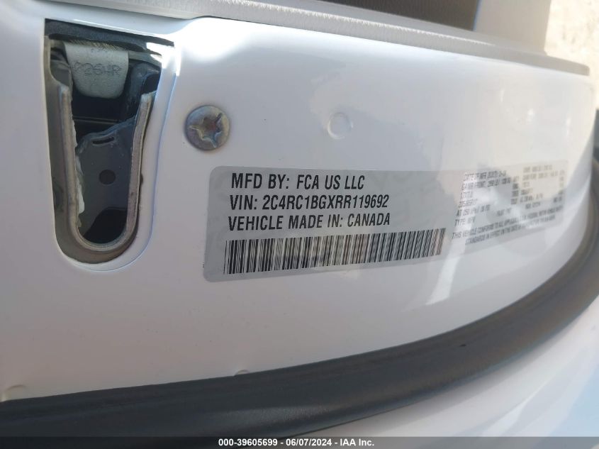 2024 CHRYSLER PACIFICA TOURING L - 2C4RC1BGXRR119692