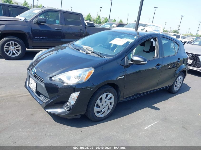 2015 Toyota Prius C One VIN: JTDKDTB30F1111530 Lot: 39605702