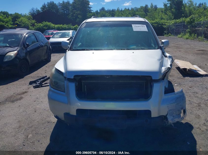 2006 Honda Pilot Ex-L VIN: 2HKYF18596H50711 Lot: 39605704