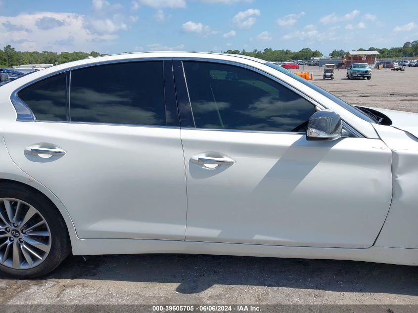 2018 Infiniti Q50 3.0T Luxe VIN: JN1EV7APXJM591107 Lot: 39605705