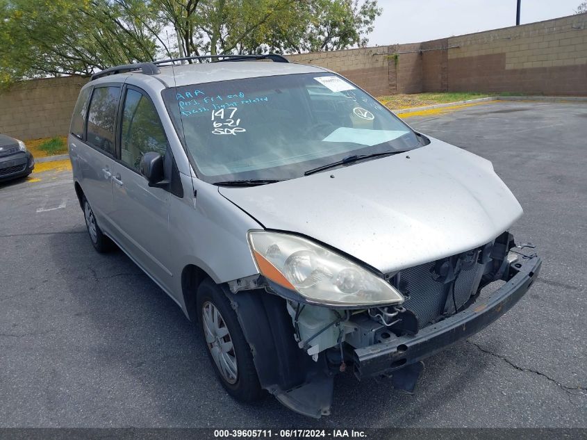 2008 Toyota Sienna Le VIN: 5TDZK23C78S143278 Lot: 39605711