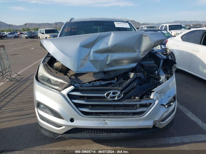 2018 Hyundai Tucson Sel VIN: KM8J33A45JU677257 Lot: 39605714