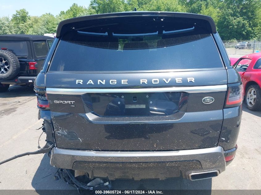 2020 Land Rover Range Rover Sport Hse Mhev VIN: SALWR2SU1LA702265 Lot: 39605724