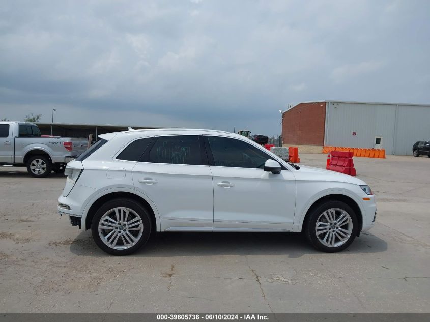 2018 Audi Q5 2.0T Premium/2.0T Tech Premium VIN: WA1BNAFY1J2195801 Lot: 39605736