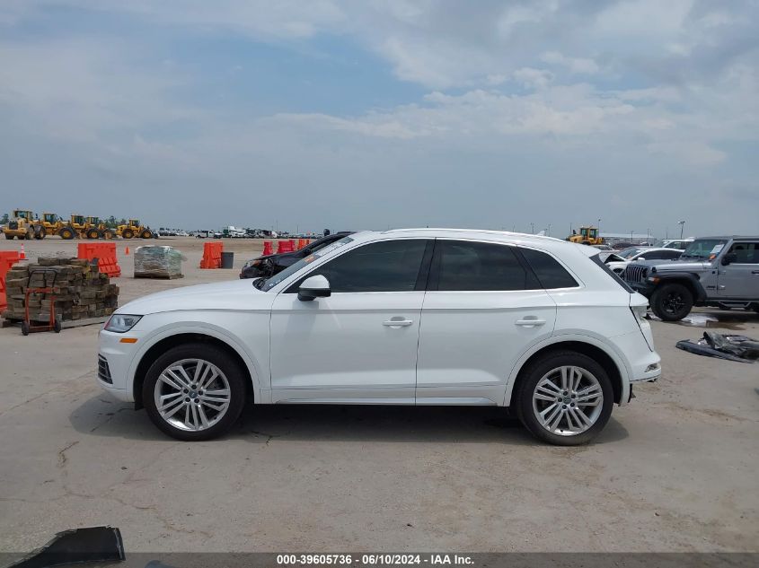 2018 Audi Q5 2.0T Premium/2.0T Tech Premium VIN: WA1BNAFY1J2195801 Lot: 39605736