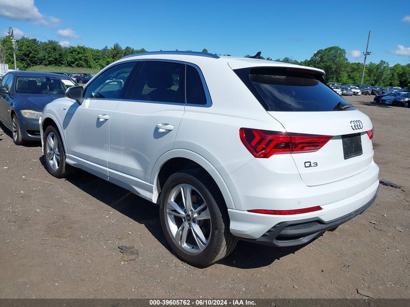 2024 Audi Q3 Premium 45 Tfsi S Line Quattro Tiptronic VIN: WA1DECF32R1041480 Lot: 39605762
