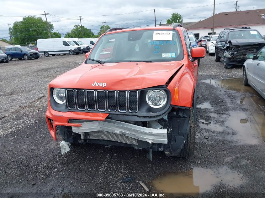 2021 Jeep Renegade Latitude 4X4 VIN: ZACNJDBB5MPN20362 Lot: 39605763