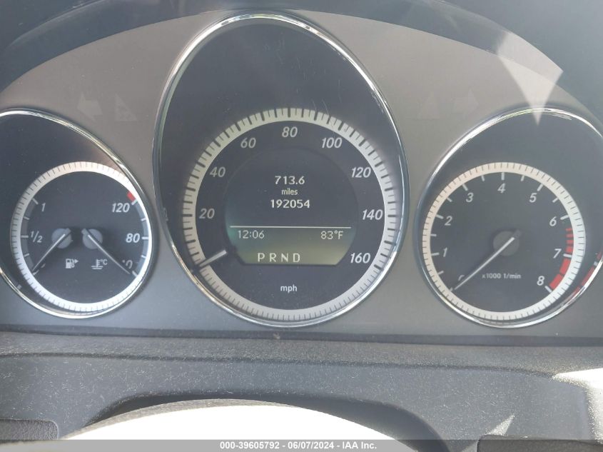 2011 Mercedes-Benz C 300 Luxury 4Matic/Sport 4Matic VIN: WDDGF8BB2BR147354 Lot: 39605792