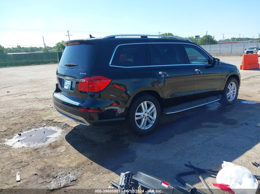 2014 Mercedes-Benz Gl 450 4Matic VIN: 4JGDF7CE4EA407509 Lot: 39605801