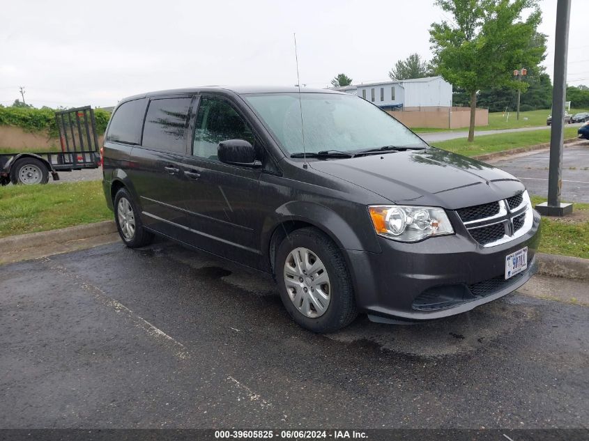 2016 Dodge Grand Caravan Se VIN: 2C4RDGBG5GR136476 Lot: 39605825