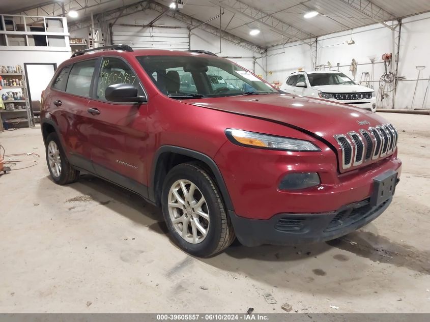 2015 Jeep Cherokee Sport VIN: 1C4PJLAB7FW683978 Lot: 39605857