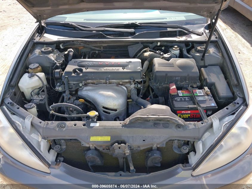 2004 Toyota Camry Le VIN: 4T1BE30K34U835761 Lot: 39605874