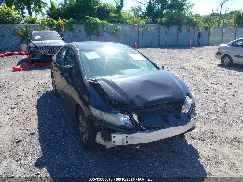 2013 Honda Civic Lx VIN: 19XFB2F53DE010361 Lot: 39605878