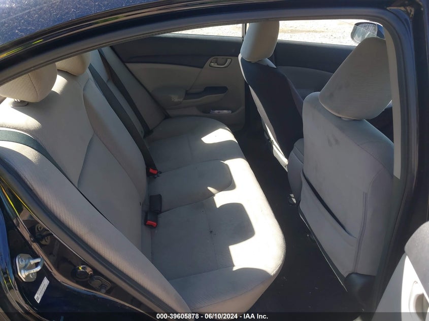 2013 Honda Civic Lx VIN: 19XFB2F53DE010361 Lot: 39605878