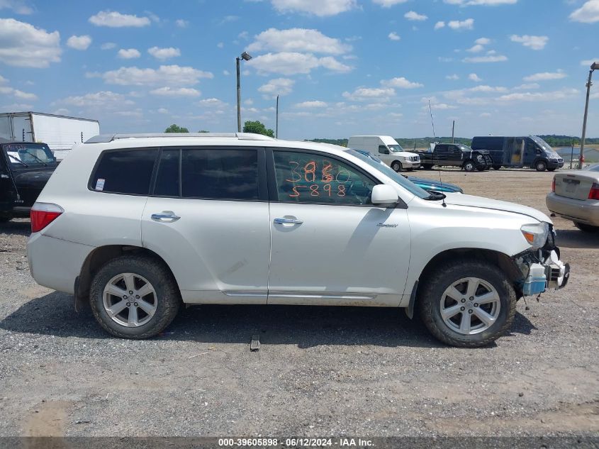 2009 Toyota Highlander VIN: JTEES41A092121154 Lot: 39605898