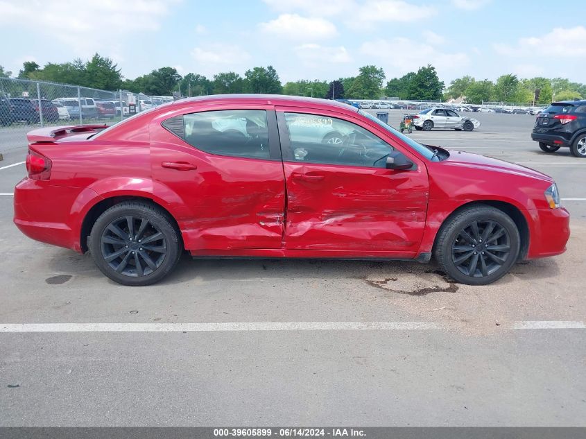 2014 Dodge Avenger Se VIN: 1C3CDZAB0EN189706 Lot: 39605899