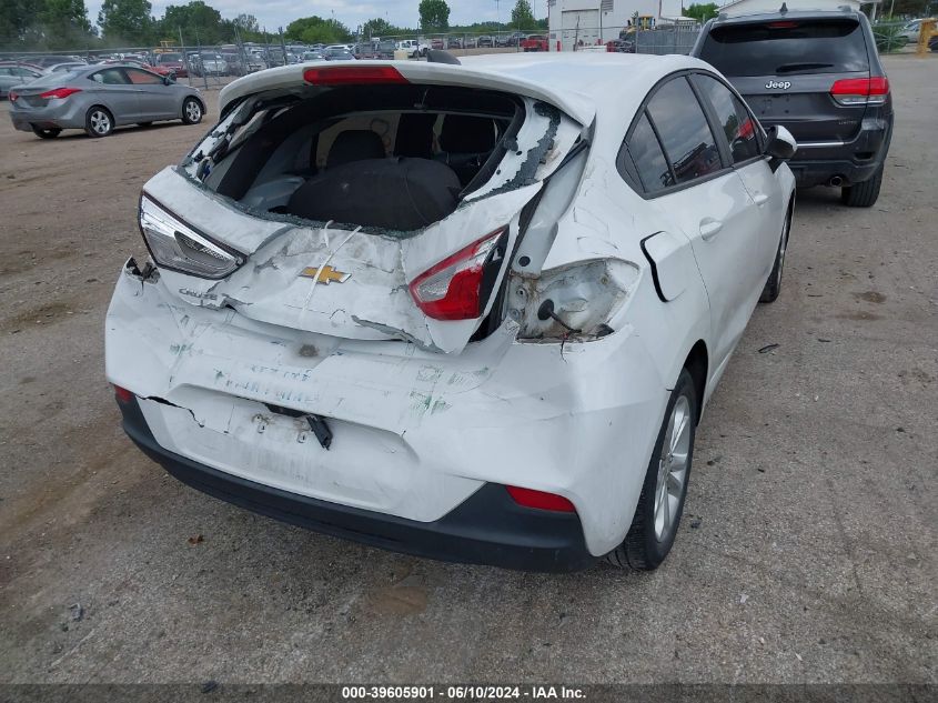 2019 Chevrolet Cruze Ls VIN: 3G1BC6SM0KS592541 Lot: 39605901