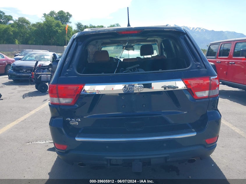 2011 Jeep Grand Cherokee Overland VIN: 1J4RR6GT4BC662806 Lot: 39605912