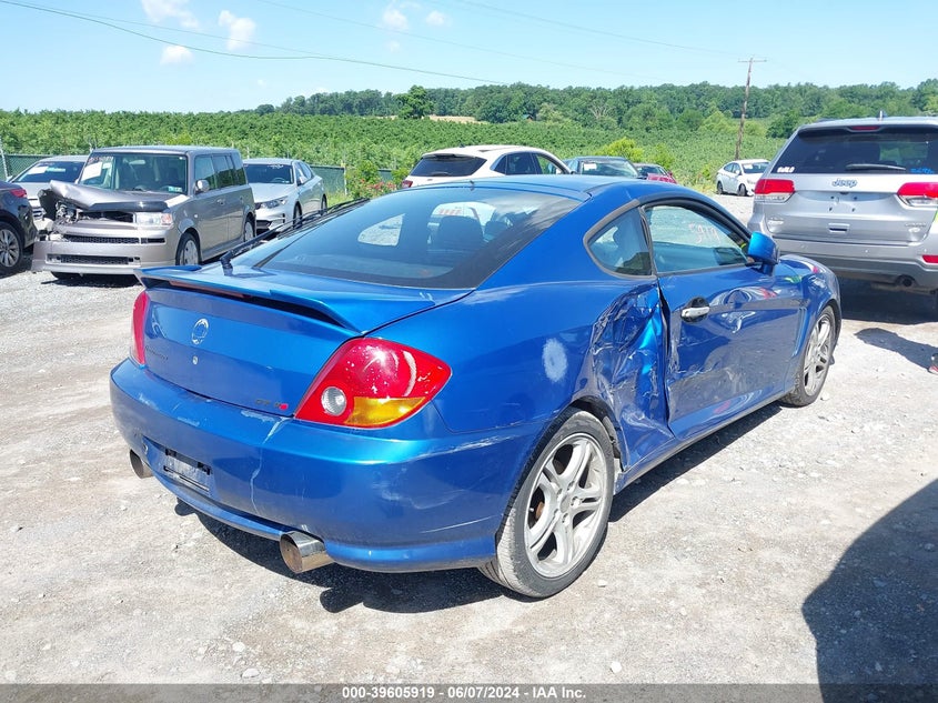 2004 Hyundai Tiburon Gt V6/Gt V6 Special Edition VIN: KMHHN65F54U126773 Lot: 39605919