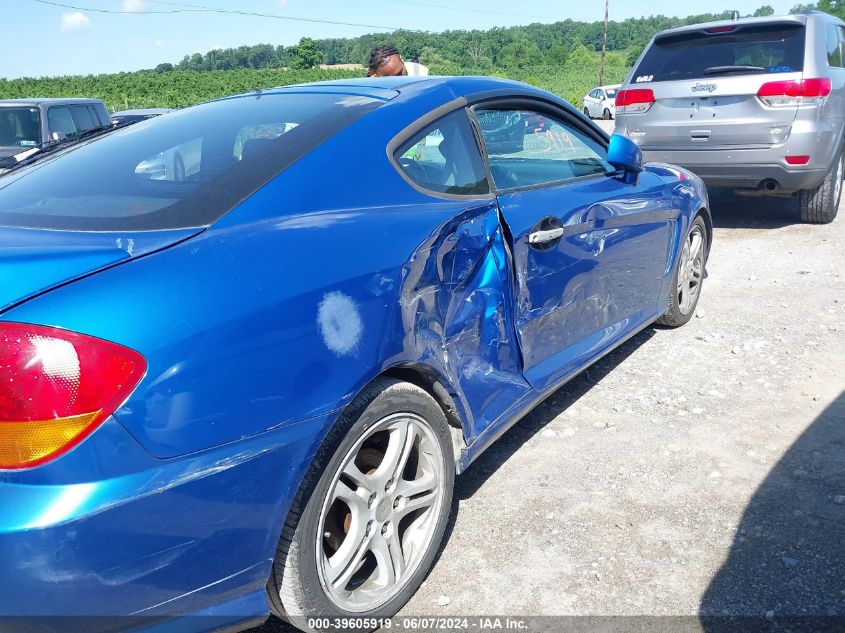 2004 Hyundai Tiburon Gt V6/Gt V6 Special Edition VIN: KMHHN65F54U126773 Lot: 39605919