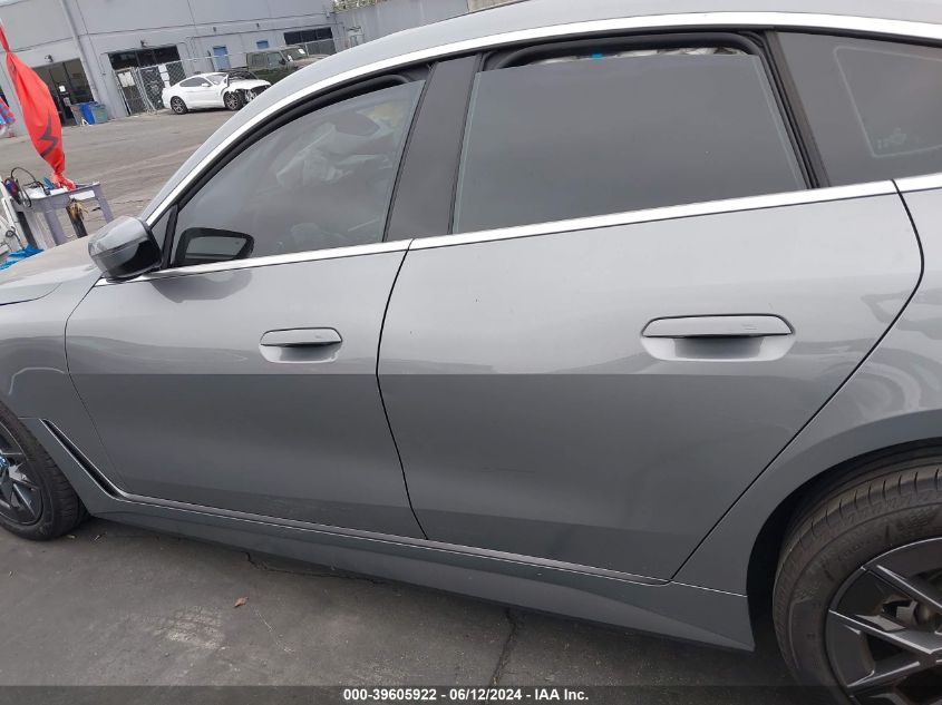 2024 BMW I4 Edrive35 VIN: WBY43AW01RFS13697 Lot: 39605922