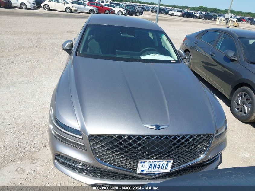 2024 Genesis G80 2.5T Awd VIN: KMTGB4SC3RU241839 Lot: 39605928