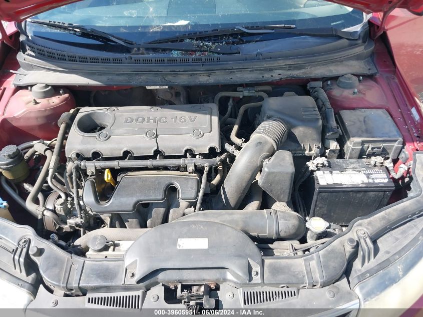 2011 Kia Forte Ex VIN: KNAFU4A26B5412075 Lot: 39605951