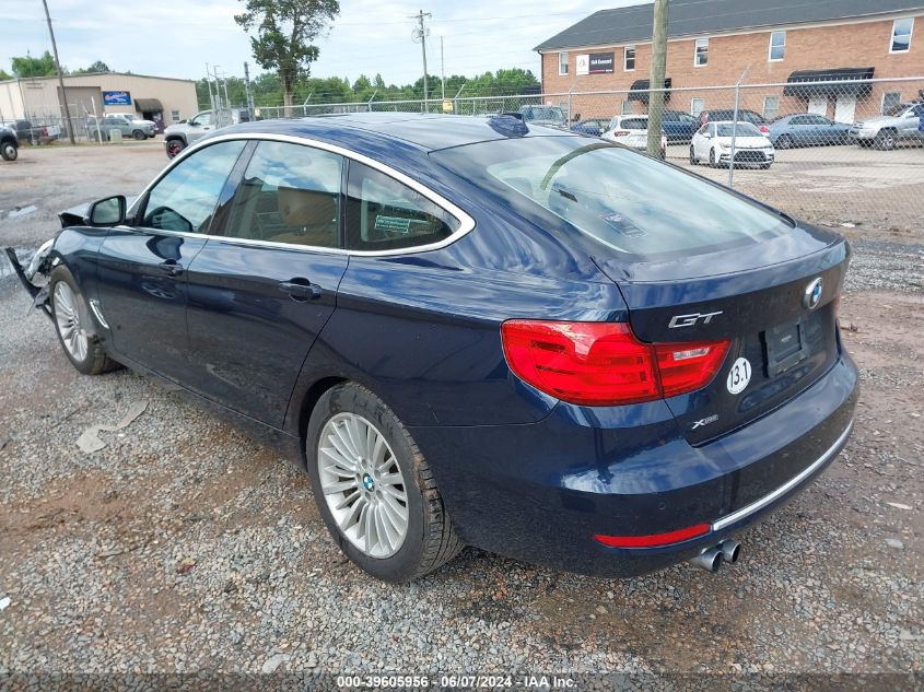 2015 BMW 328I Gran Turismo xDrive VIN: WBA3X5C57FD562117 Lot: 39605956