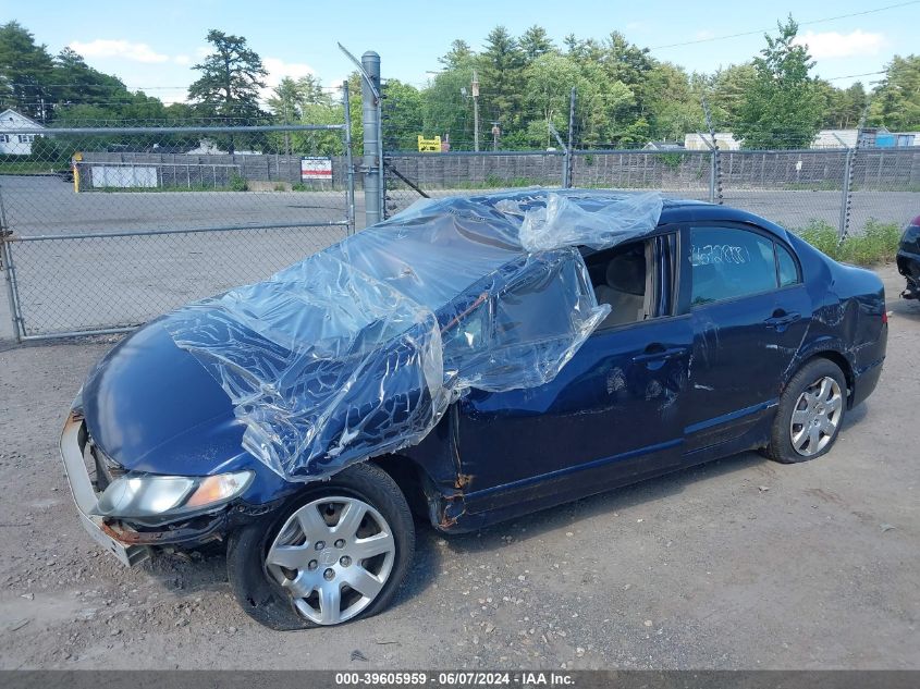 2009 Honda Civic Lx VIN: 2HGFA16589H517623 Lot: 39605959