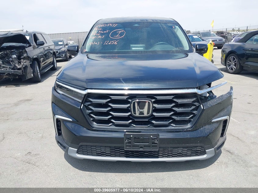 2023 Honda Pilot 2Wd Ex-L 7 Passenger VIN: 5FNYG2H50PB009383 Lot: 39605977