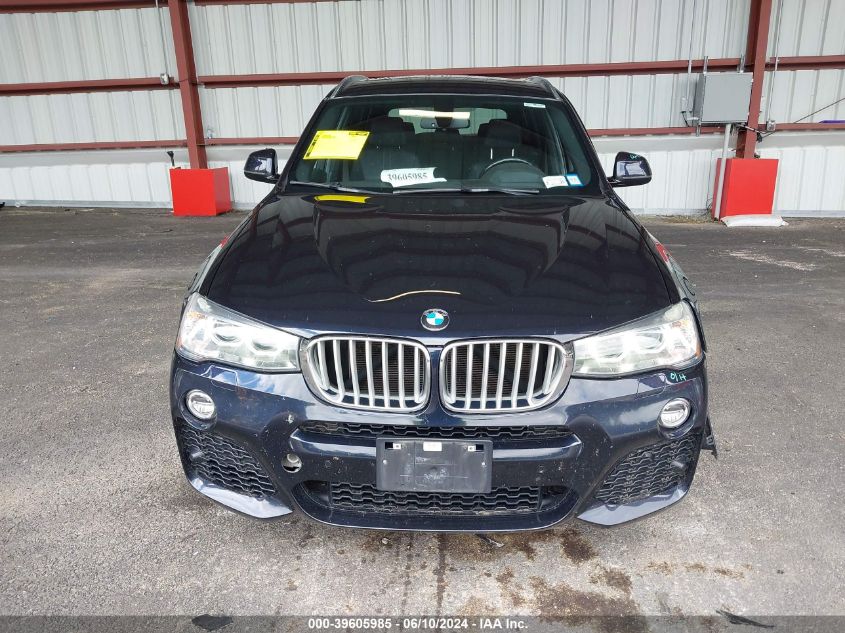 2017 BMW X3 XDRIVE35I - 5UXWX7C50H0U41417