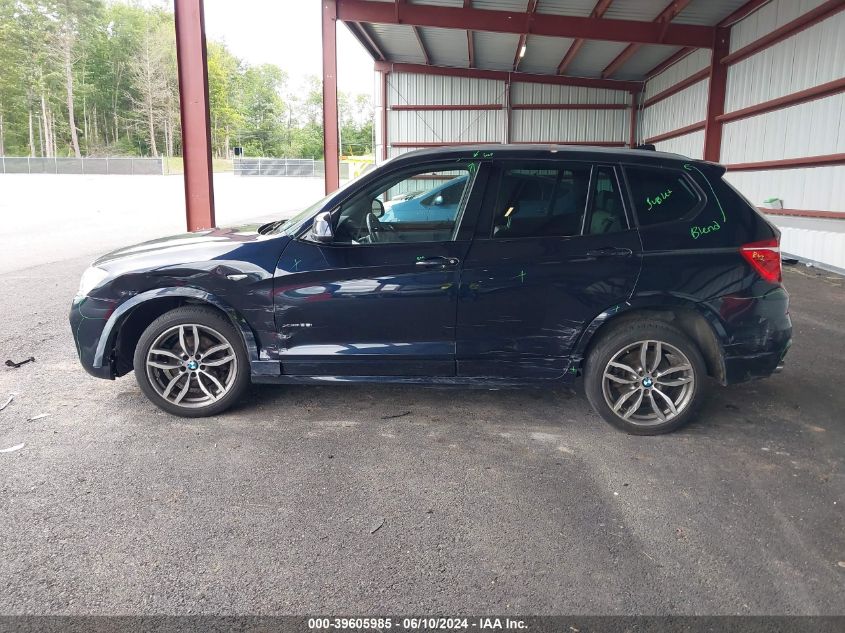 2017 BMW X3 xDrive35I VIN: 5UXWX7C50H0U41417 Lot: 39605985