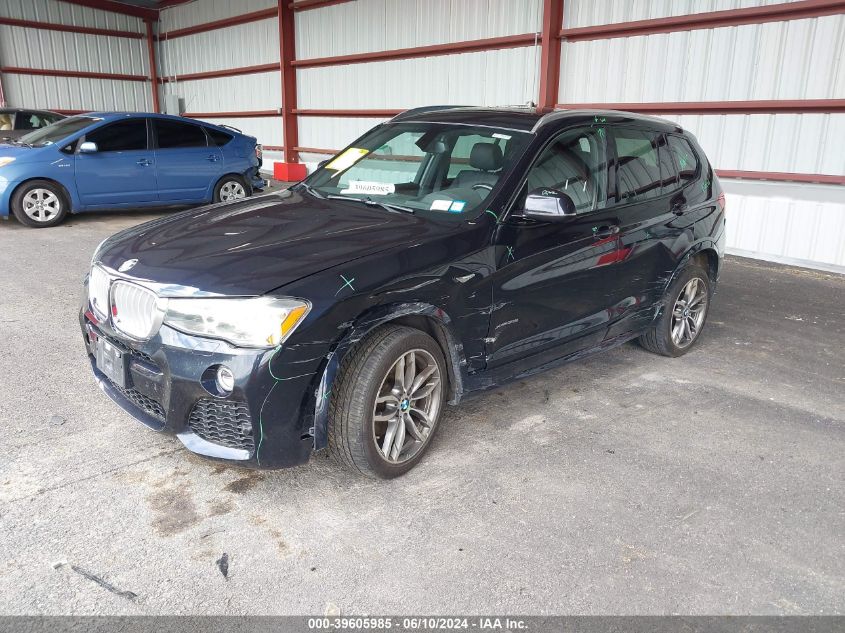 2017 BMW X3 xDrive35I VIN: 5UXWX7C50H0U41417 Lot: 39605985