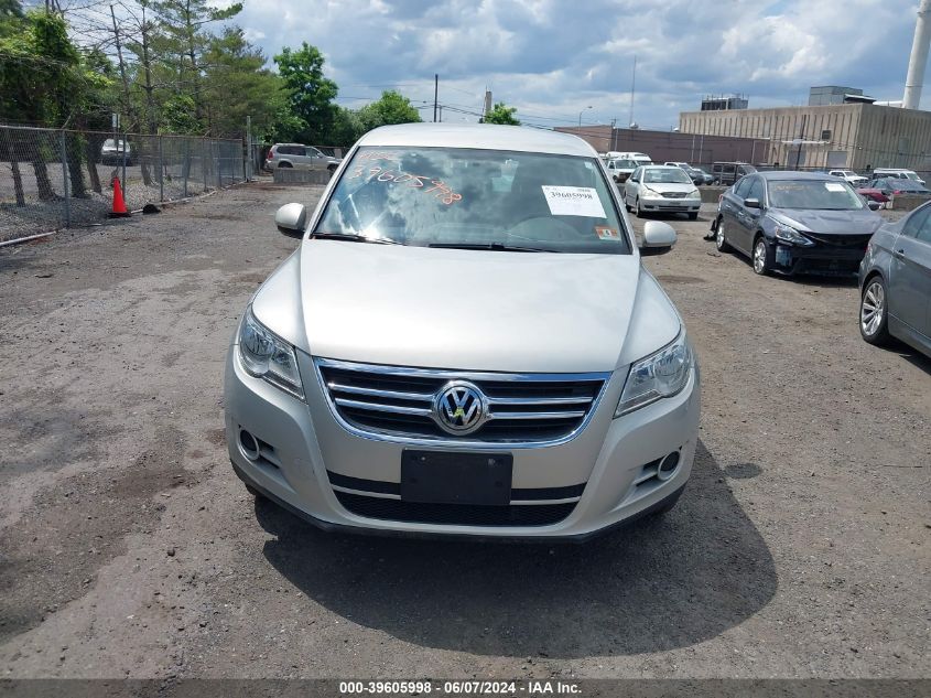 2011 Volkswagen Tiguan S VIN: WVGAV7AX2BW522828 Lot: 39605998