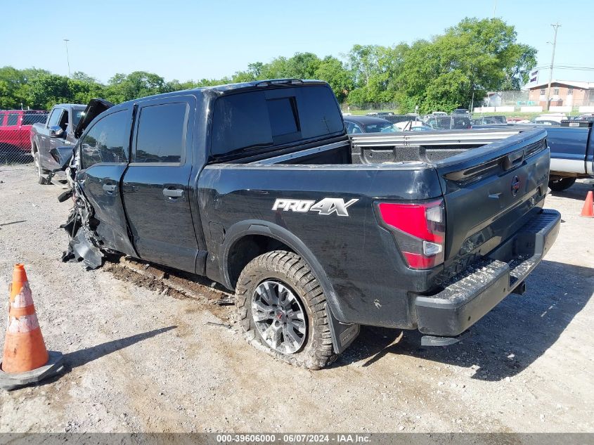 2021 Nissan Titan Pro-4X 4X4 VIN: 1N6AA1EDXMN535328 Lot: 39606000