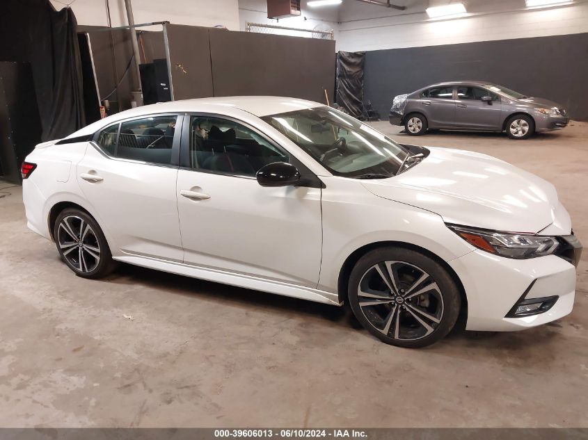 2021 Nissan Sentra Sr Xtronic Cvt VIN: 3N1AB8DV9MY307765 Lot: 39606013