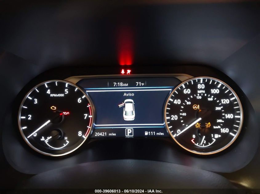 2021 Nissan Sentra Sr Xtronic Cvt VIN: 3N1AB8DV9MY307765 Lot: 39606013