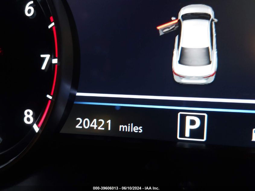 2021 Nissan Sentra Sr Xtronic Cvt VIN: 3N1AB8DV9MY307765 Lot: 39606013