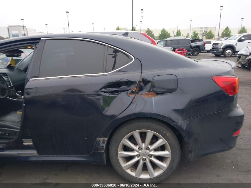 2010 Lexus Is 250 VIN: JTHBF5C23A5124378 Lot: 39606020