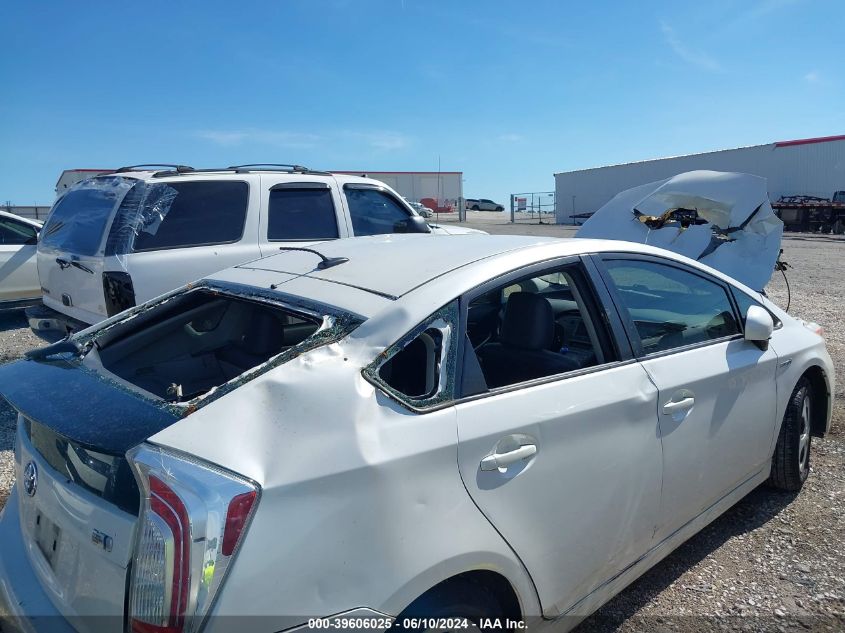 2012 Toyota Prius Four VIN: JTDKN3DU1C5408376 Lot: 39606025