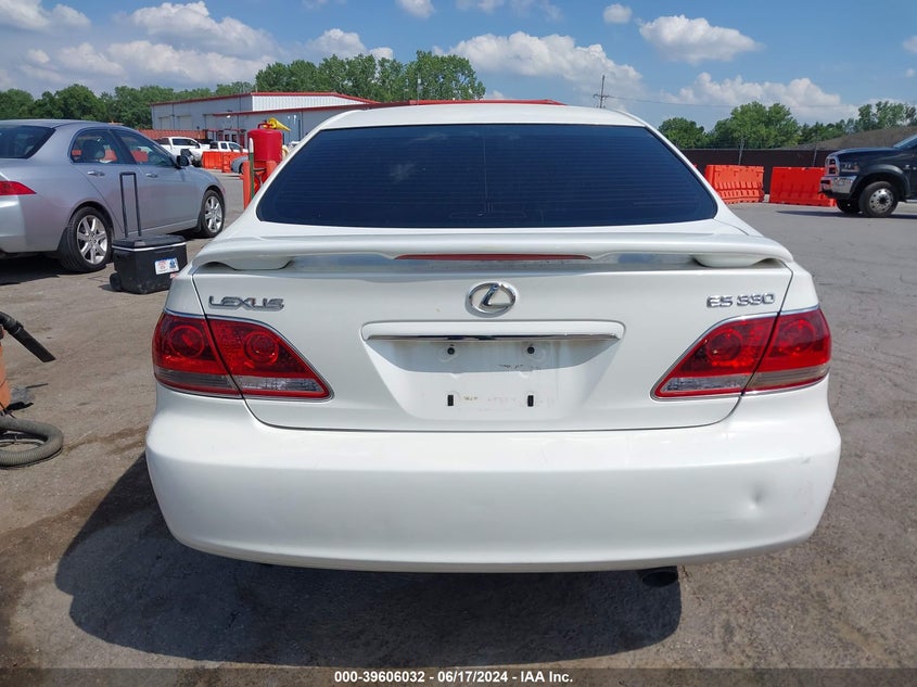 2006 Lexus Es 330 VIN: JTHBA30G765152517 Lot: 39606032