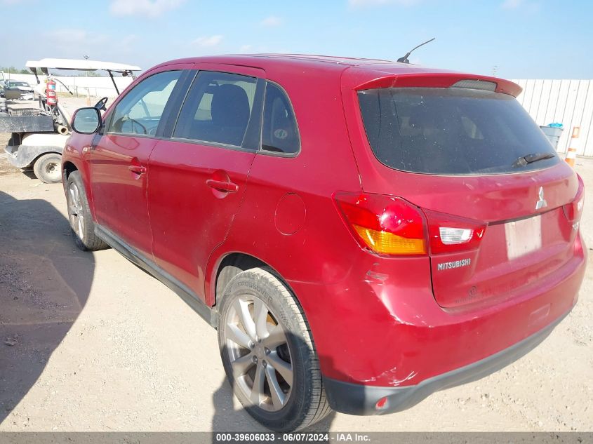 2014 Mitsubishi Outlander Sport Es VIN: 4A4AP3AU2EE007330 Lot: 39606033