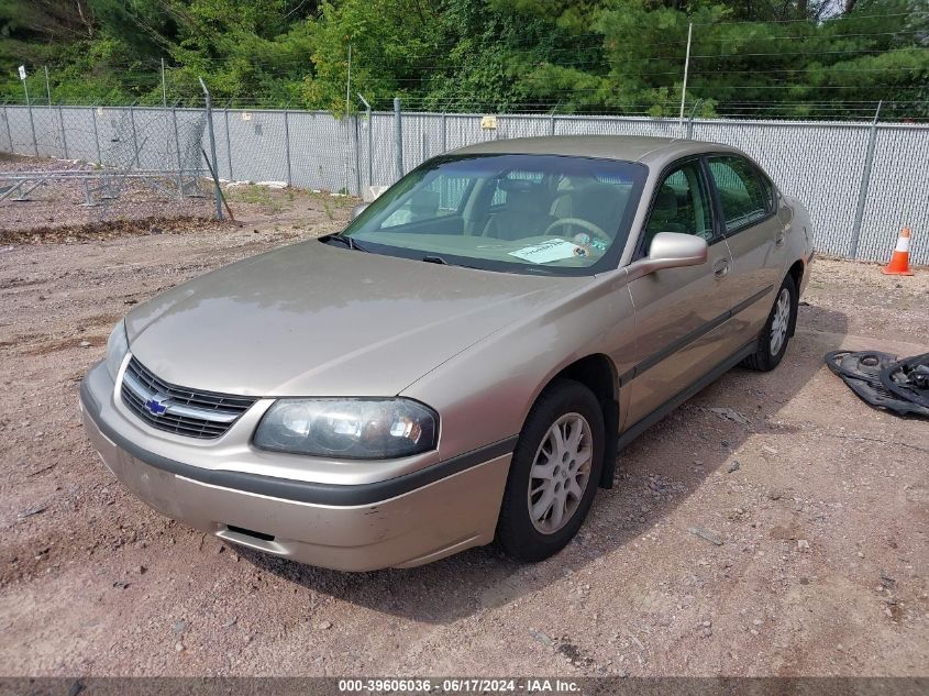 2002 Chevrolet Impala VIN: 2G1WF52E129304065 Lot: 39606036