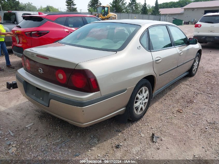 2002 Chevrolet Impala VIN: 2G1WF52E129304065 Lot: 39606036