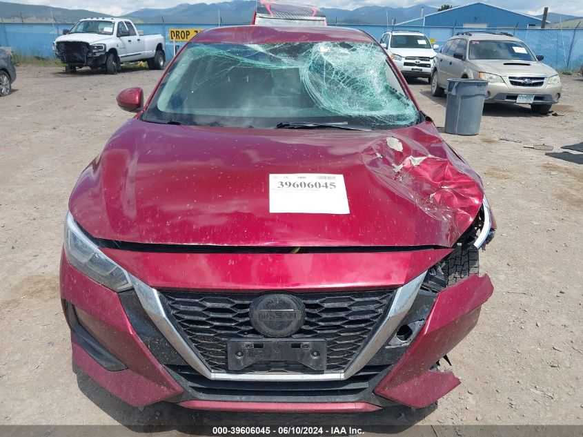 2020 Nissan Sentra Sv Xtronic Cvt VIN: 3N1AB8CV9LY258616 Lot: 39606045