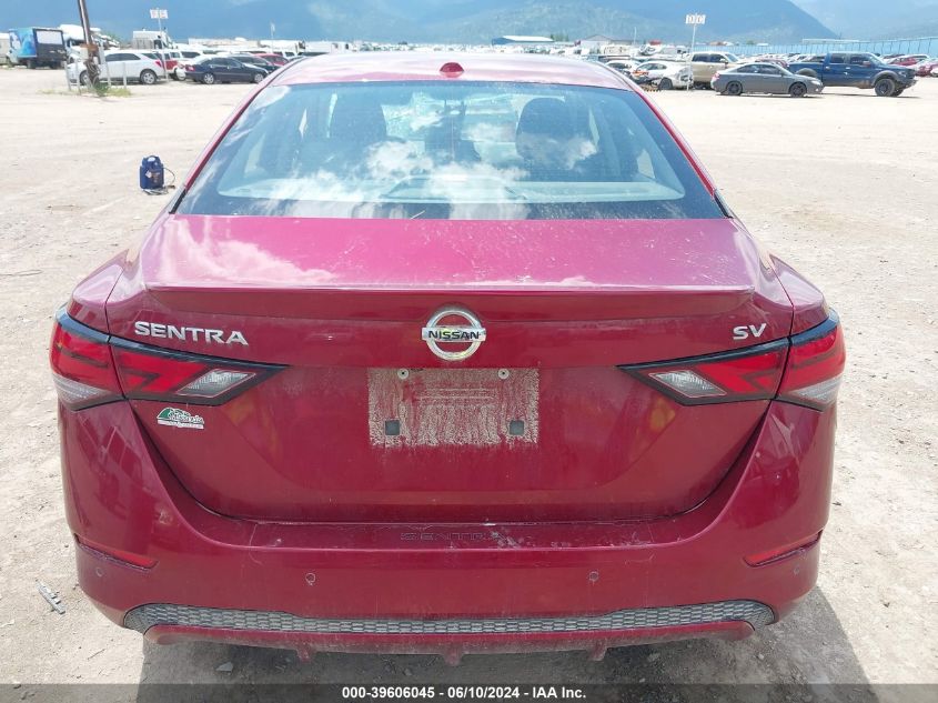 2020 Nissan Sentra Sv Xtronic Cvt VIN: 3N1AB8CV9LY258616 Lot: 39606045