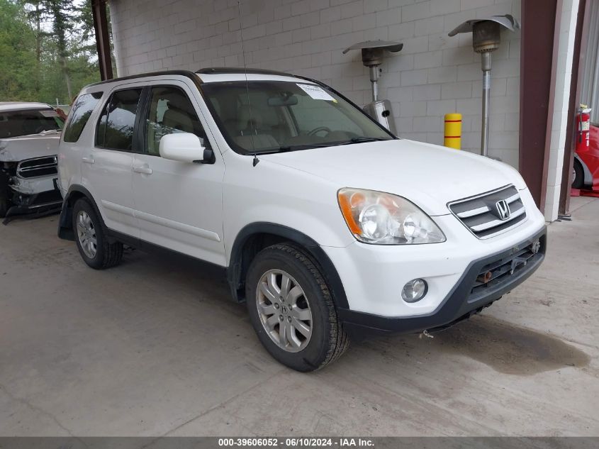 2006 Honda Cr-V Se VIN: JHLRD78946C059554 Lot: 39606052