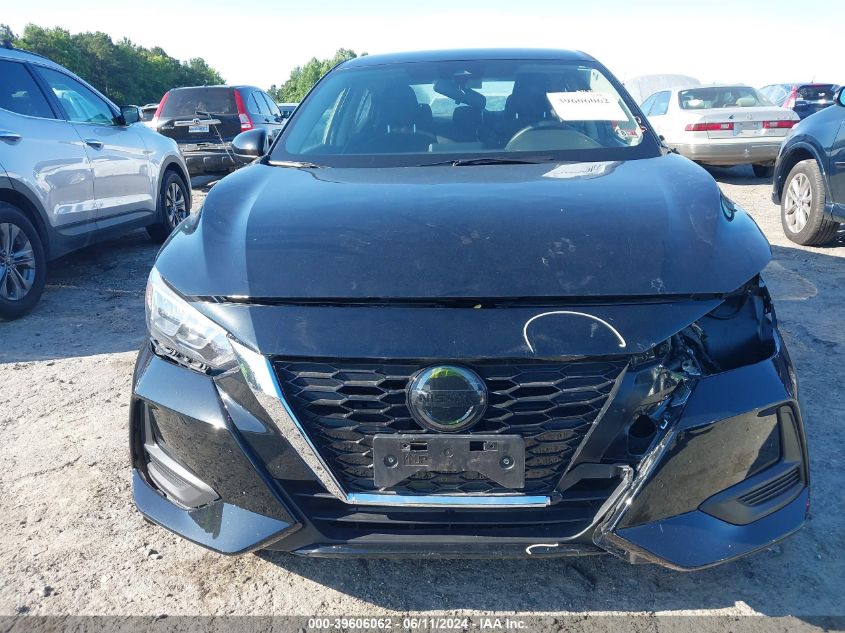 2020 Nissan Sentra S Xtronic Cvt VIN: 3N1AB8BV9LY220062 Lot: 39606062