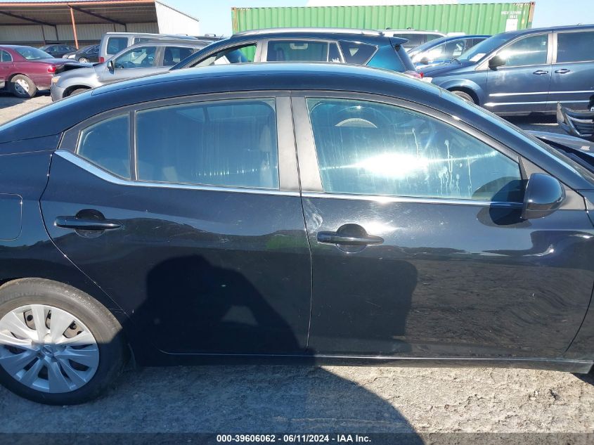 2020 Nissan Sentra S Xtronic Cvt VIN: 3N1AB8BV9LY220062 Lot: 39606062