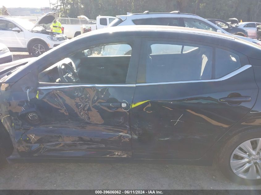 2020 Nissan Sentra S Xtronic Cvt VIN: 3N1AB8BV9LY220062 Lot: 39606062